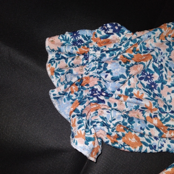 Melloday floral 2X plus size blouse - Picture 4 of 7